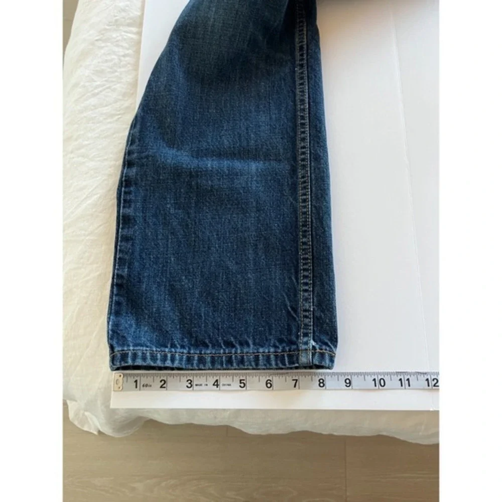 Levis 559 Jeans Mens 34x30‎ Blue Relaxed Straight Mid Rise Dark Wash Denim